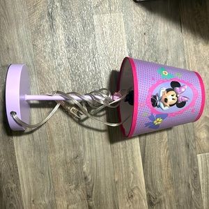 Minnie Mouse table lamp for nursery